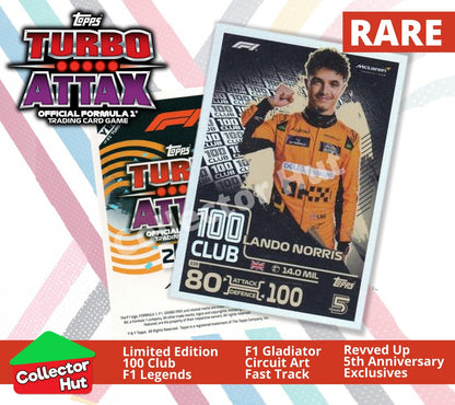 Topps Turbo Attax Formula 1 F1 2024 #313-344 RARE Limited Cards YOU CHOOSE