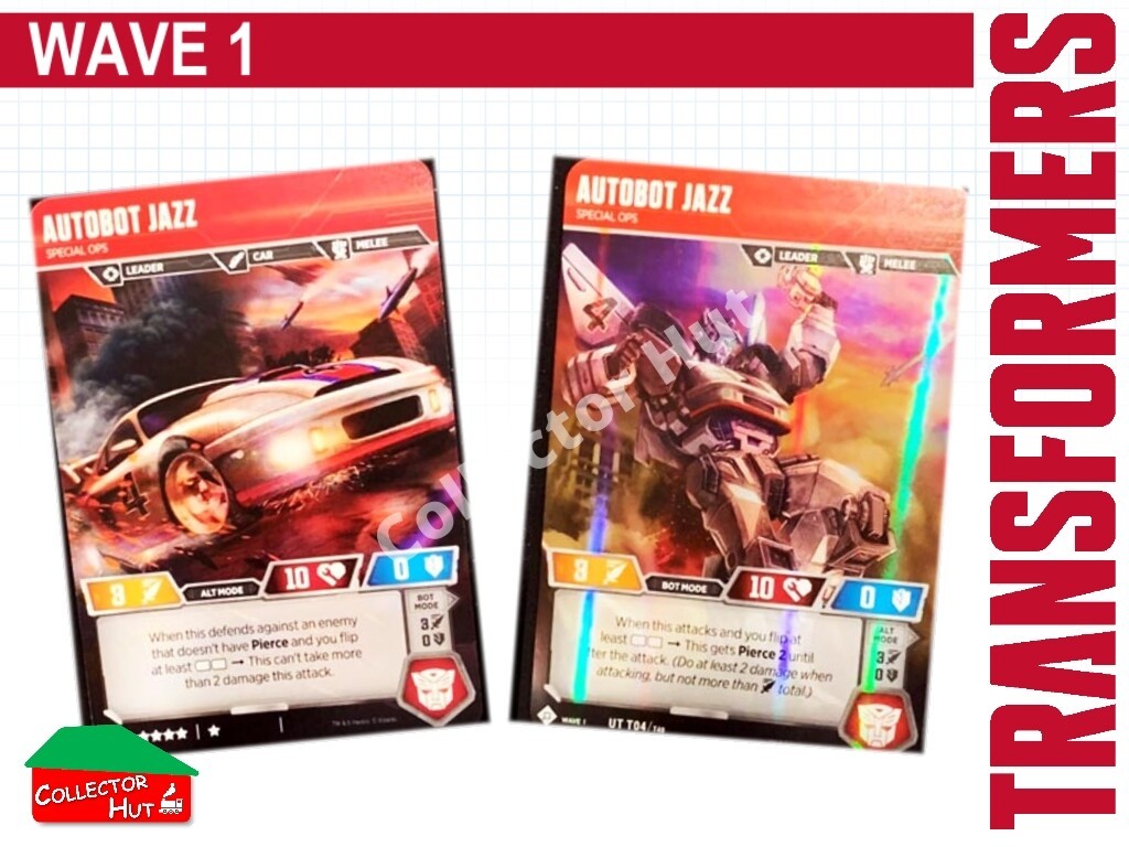Transformers TCG CHARACTER Trading Cards All Waves
