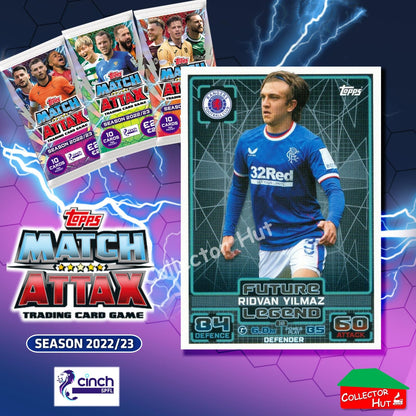 TOPPS MATCH ATTAX SPFL 2022/23 #163-264 Choose Your Card