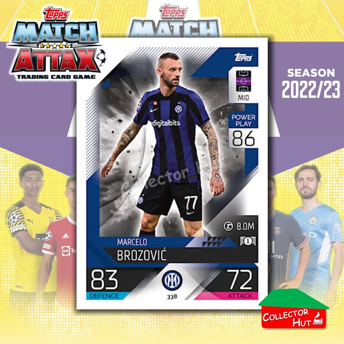 Topps Match Attax Europa Champions League 2022/23 TCG Trading Cards Base 190-387