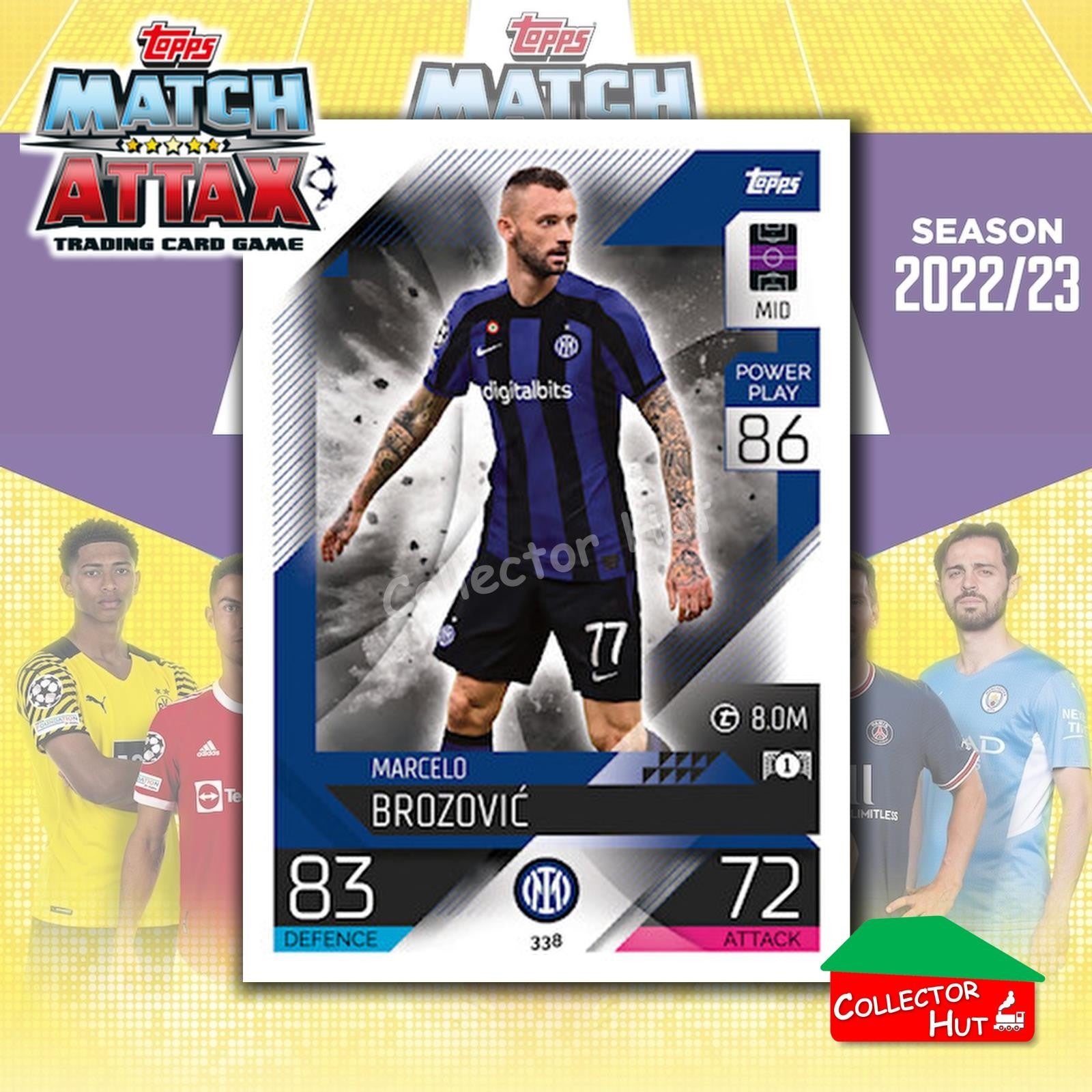 Topps Match Attax Europa Champions League 2022/23 TCG Trading Cards Base 190-387