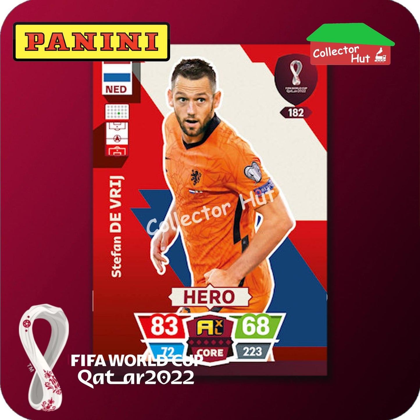 Panini Adrenalyn XL Qatar World Cup 2022 Trading Cards BASE SET #145-288