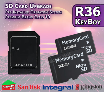 R36S R36H KeyBoy Accessories Carry Case Screen Protector SD Card Storage Upgrade