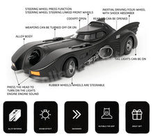 Batmobile 1:18 Die Cast Models 1989 Burton and 2012 Tumbler QY Toys