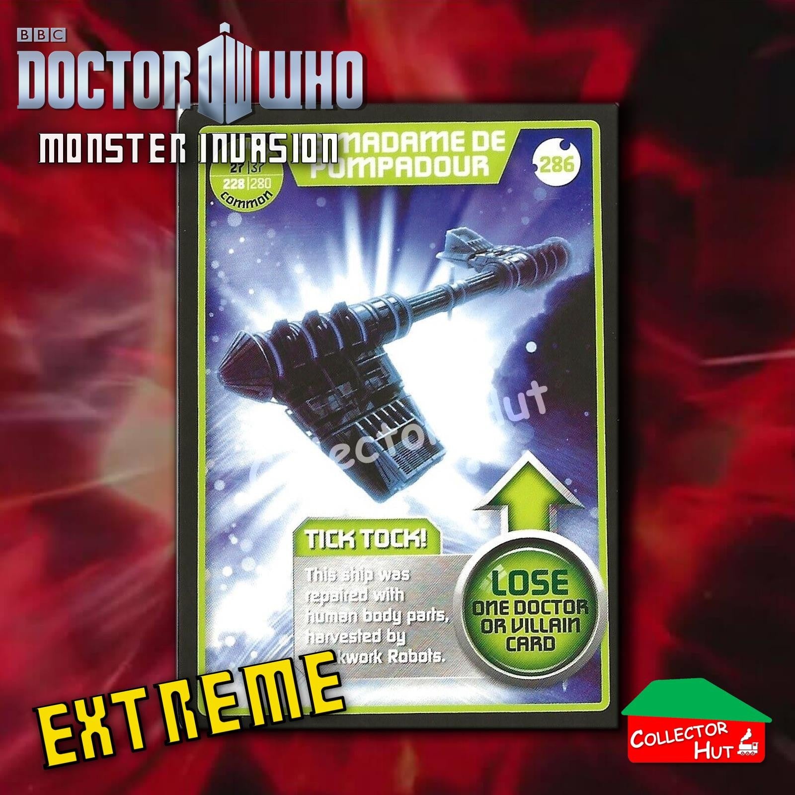 DOCTOR WHO Monster Invasion EXTREME Cards 166-344 New Fresh & Sleeved YOU CHOOSE