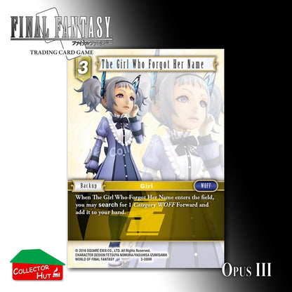 Final Fantasy Trading Card Game OPUS III 3 Singles You Choose