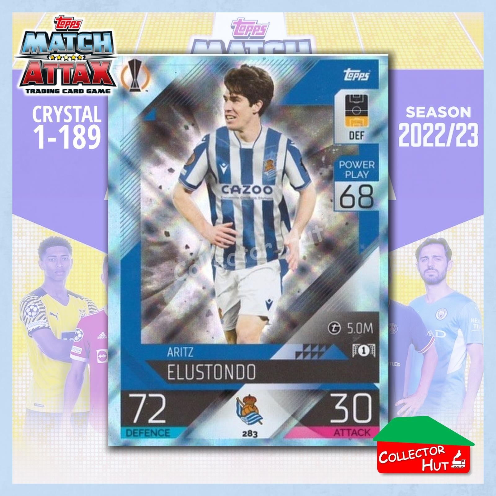 Topps Match Attax Europa Champions League 2022/23 Crystal Parallel Cards 190-387