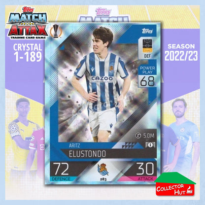 Topps Match Attax Europa Champions League 2022/23 Crystal Parallel Cards 190-387
