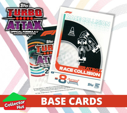 Topps Turbo Attax Formula 1 F1 2024 #1-166 Base Cards YOU CHOOSE