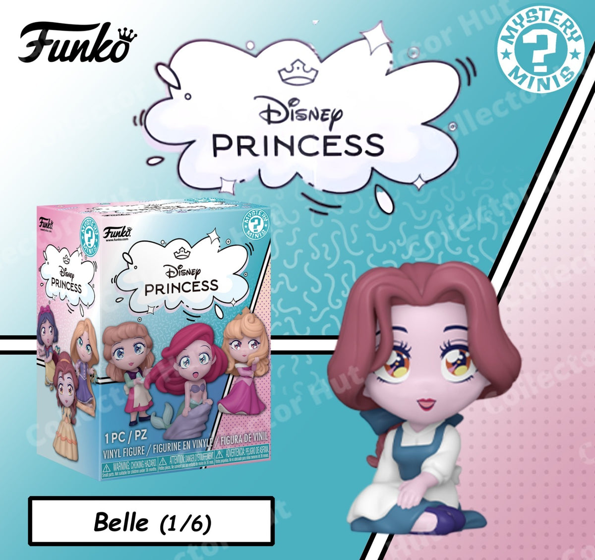 Funko Mystery Minis Disney Princess MANGA Mini Figurines (You Choose)