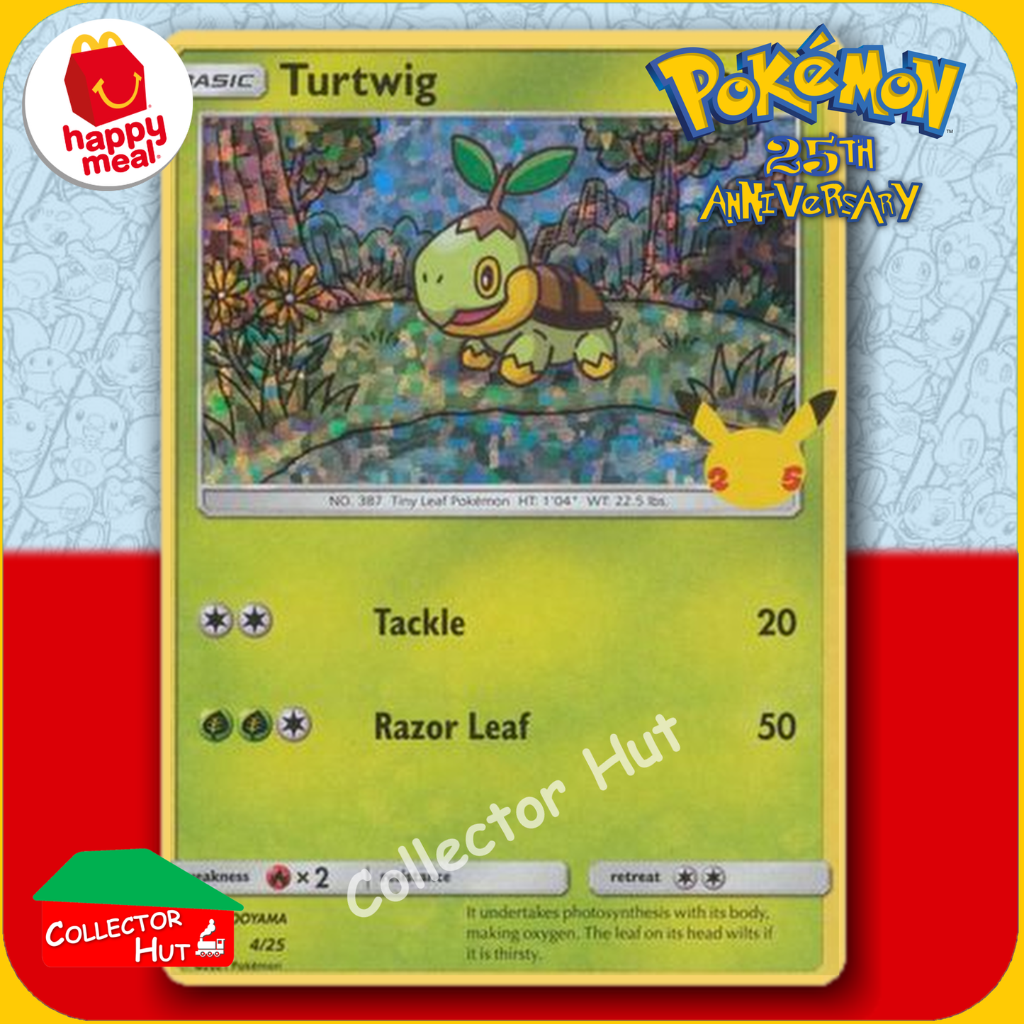 McDonald's Happy Meal 2021 Pokémon 25th Anniversary Trading Cards You Choose