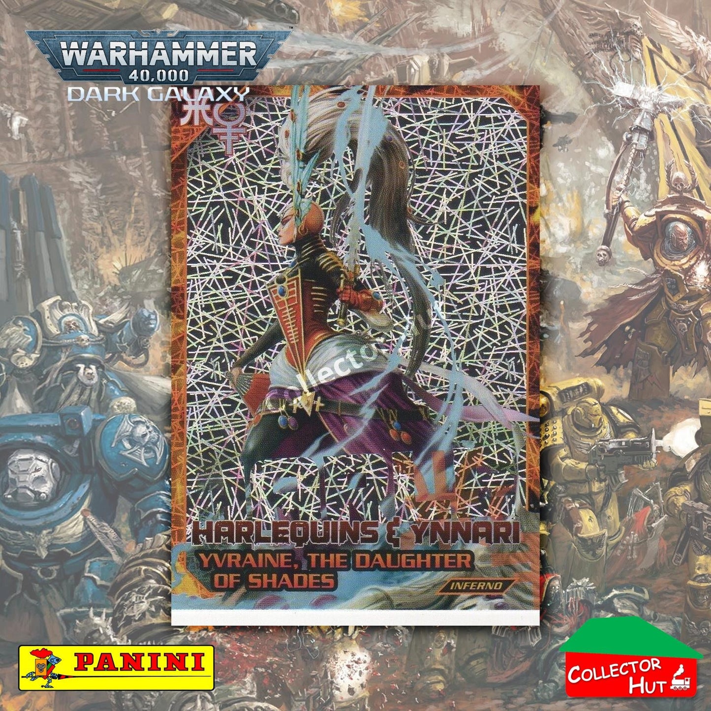 PANINI Warhammer 40,000 Dark Galaxy Webway Inferno Adamantium Limited FOIL Cards