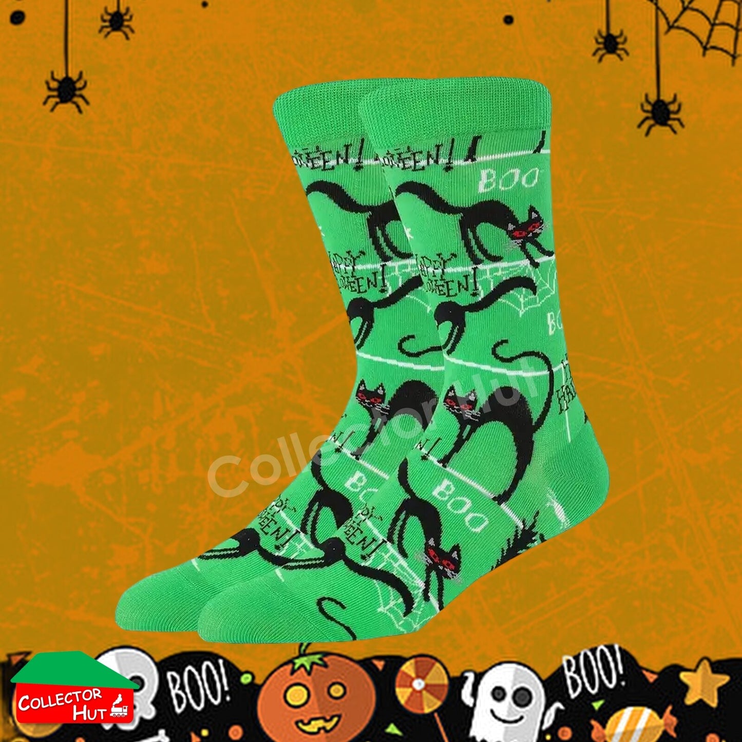 Happy Crew Socks Novelty HALLOWEEN Cotton Blend Anti-Odor Unisex CUSTOM Gift Set
