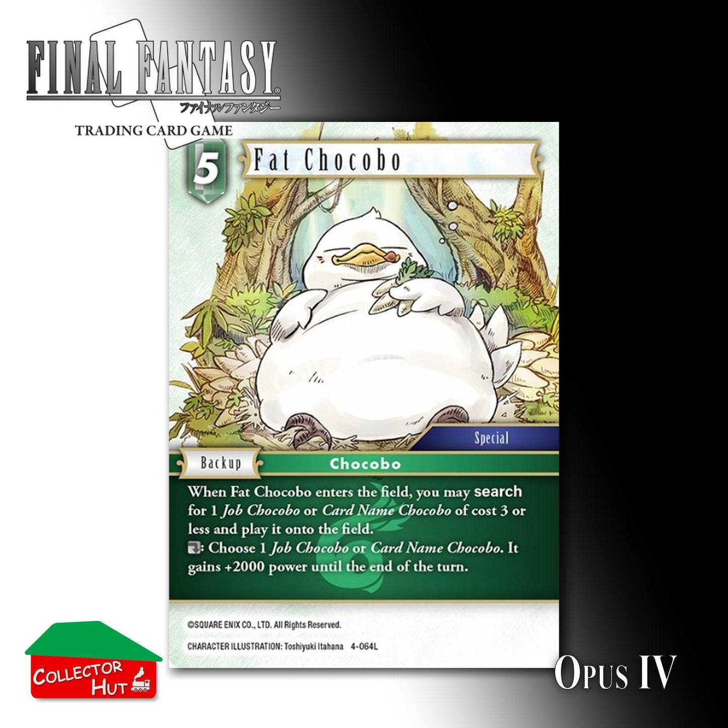 Final Fantasy Trading Card Game OPUS IV 4 Singles You Choose