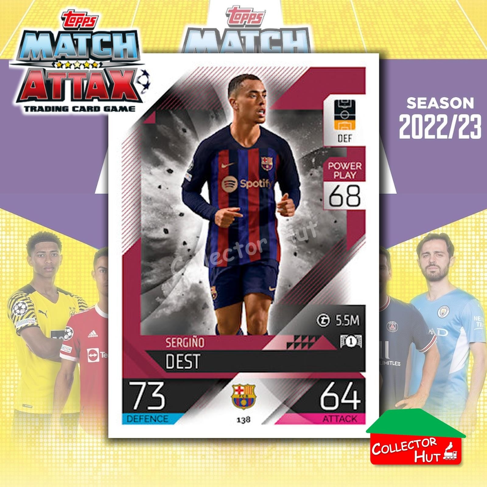 Topps Match Attax Europa Champions League 2022/23 TCG Trading Cards Base 1-189