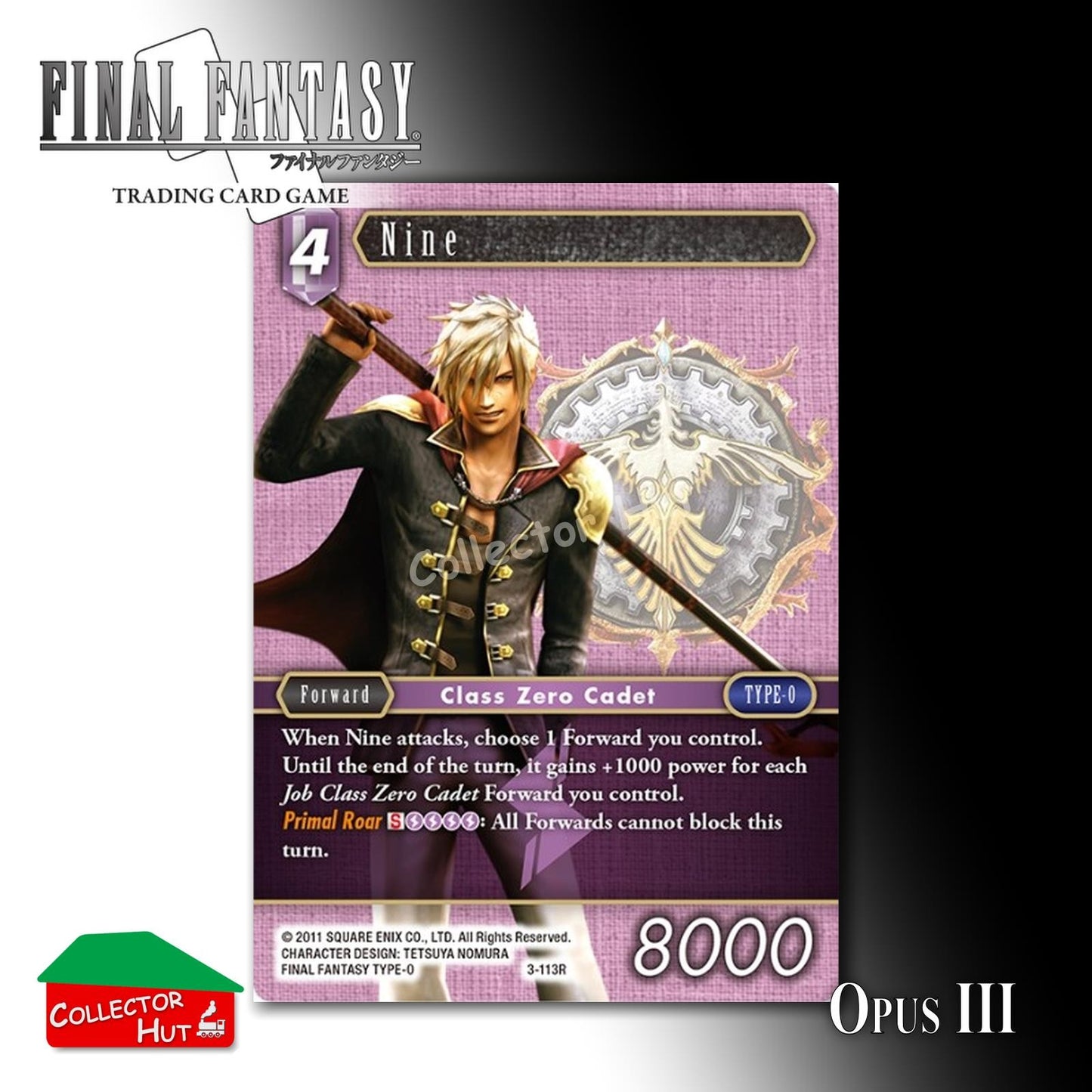 Final Fantasy Trading Card Game OPUS III 3 Singles You Choose