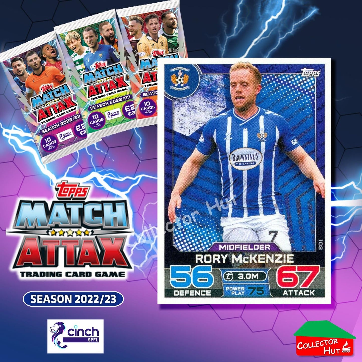 TOPPS MATCH ATTAX SPFL 2022/23 #1-162 Choose Your Card