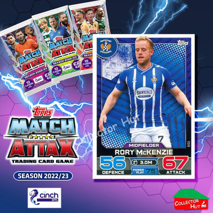 TOPPS MATCH ATTAX SPFL 2022/23 #1-162 Choose Your Card