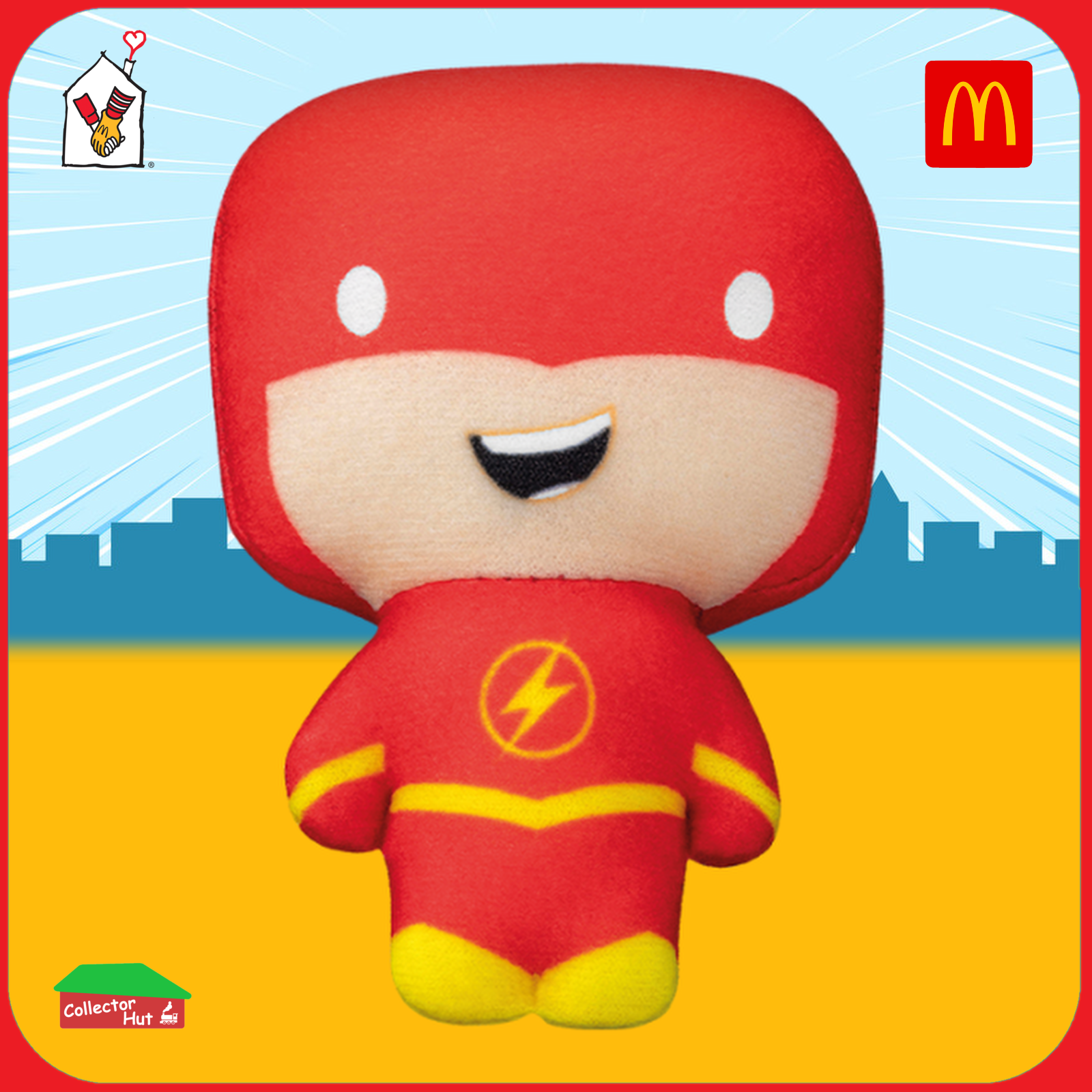 McDonald's Happy Meal DC Super Heroes, Super-Villains, Super Pets Plush Toys