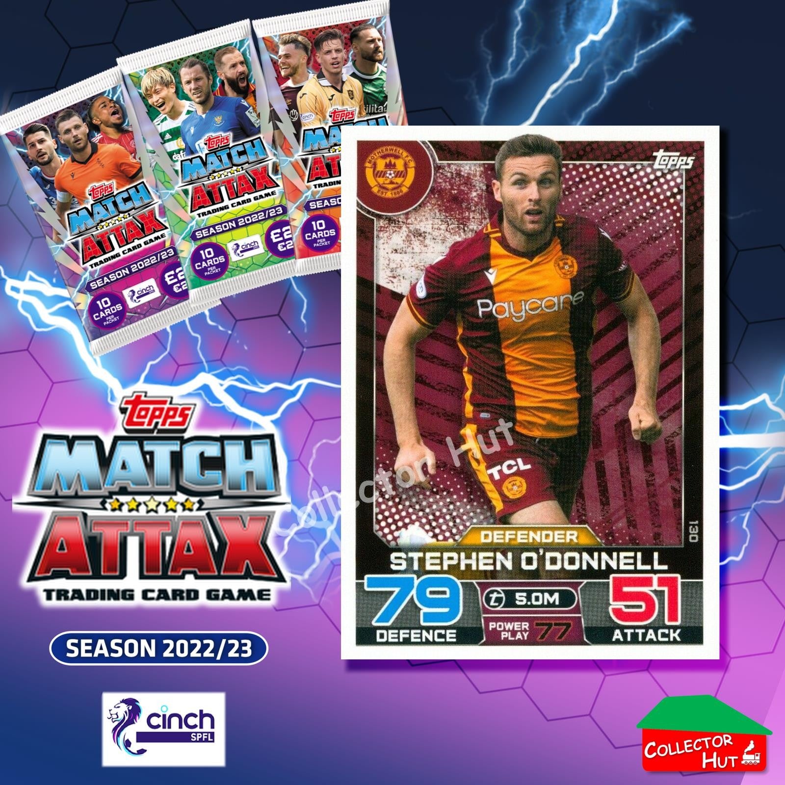 TOPPS MATCH ATTAX SPFL 2022/23 #1-162 Choose Your Card