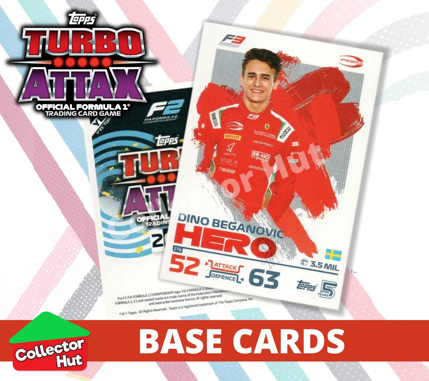 Topps Turbo Attax Formula 1 F1 2024 #167-312 Base Cards YOU CHOOSE