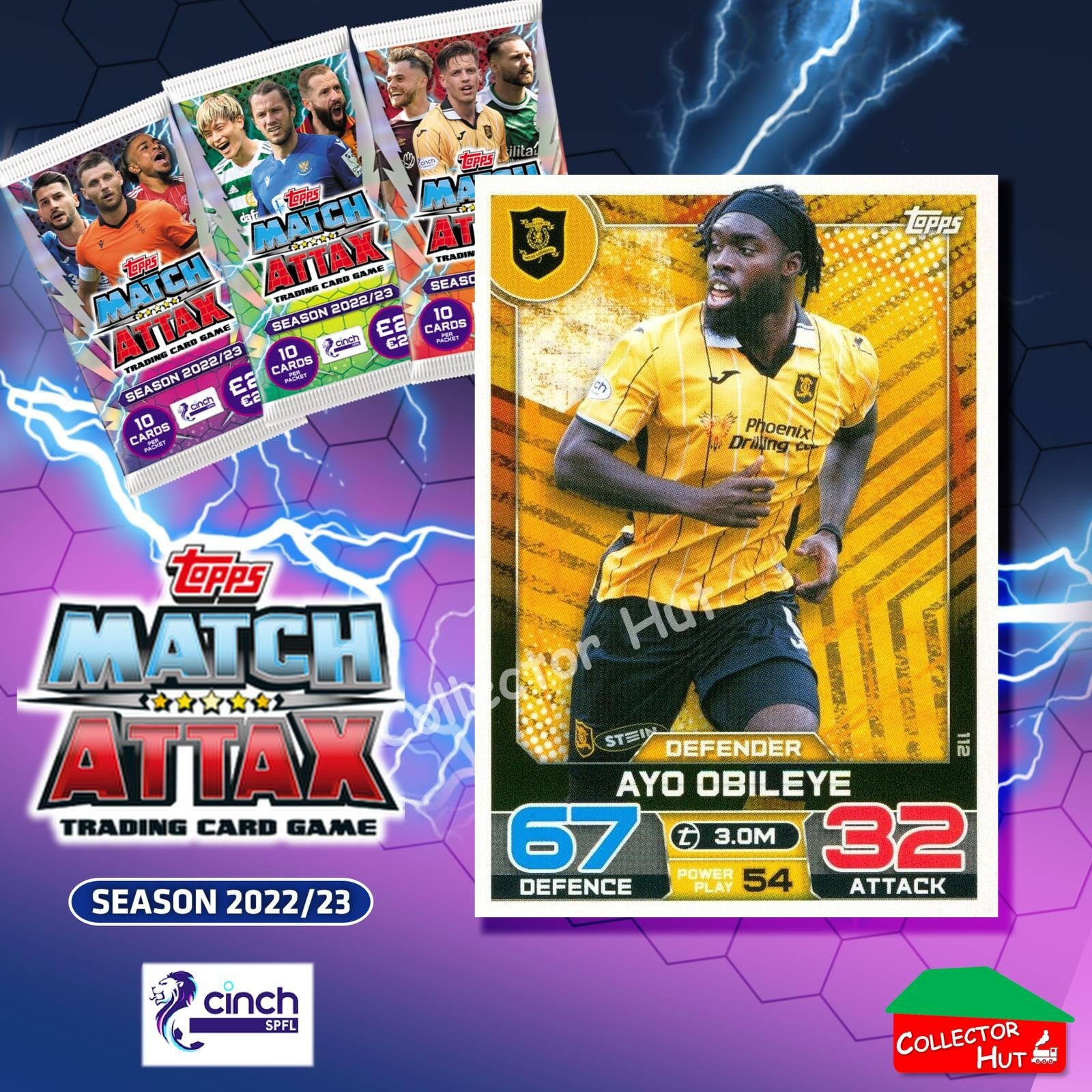 TOPPS MATCH ATTAX SPFL 2022/23 #1-162 Choose Your Card