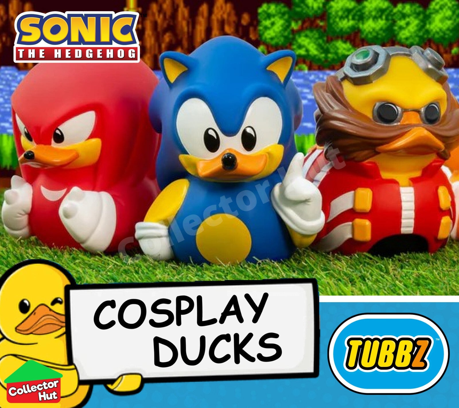 Tubbz Cosplay Novelty Ducks SONIC THE HEDGEHOG Collection 9cm Full Size