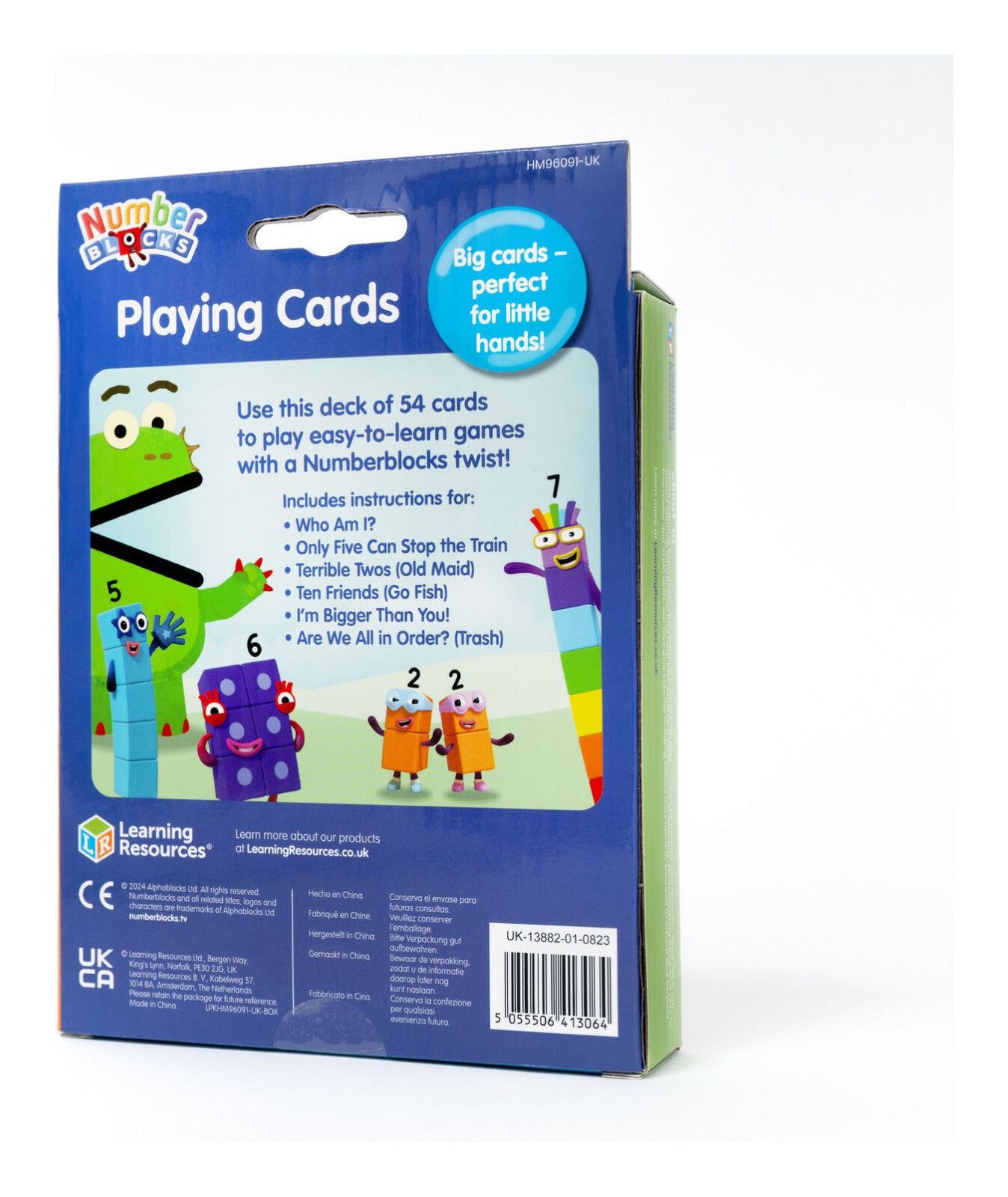 Numberblocks Playing Cards Education Tabletop Game