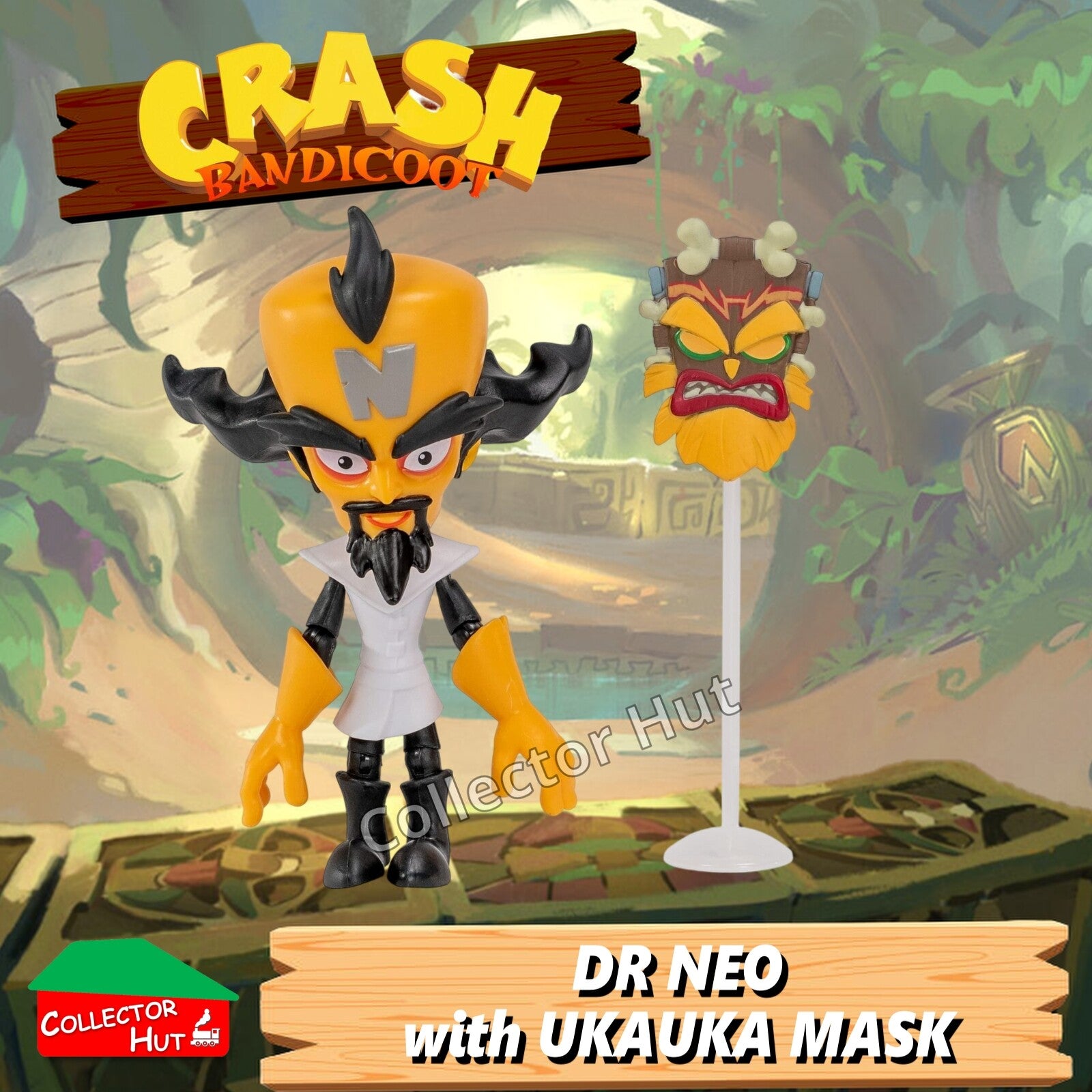 CRASH BANDICOOT Action Figures with MASKS