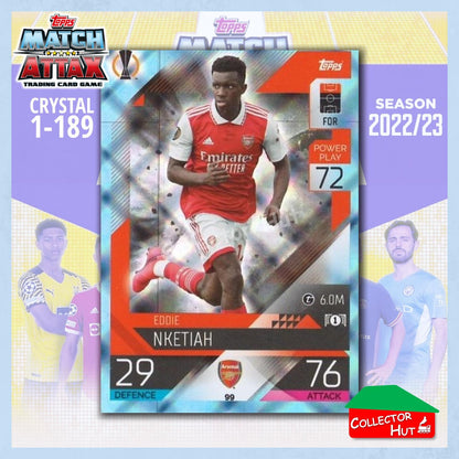 Topps Match Attax Europa Champions League 2022/23 Crystal Parallel Cards 1-189
