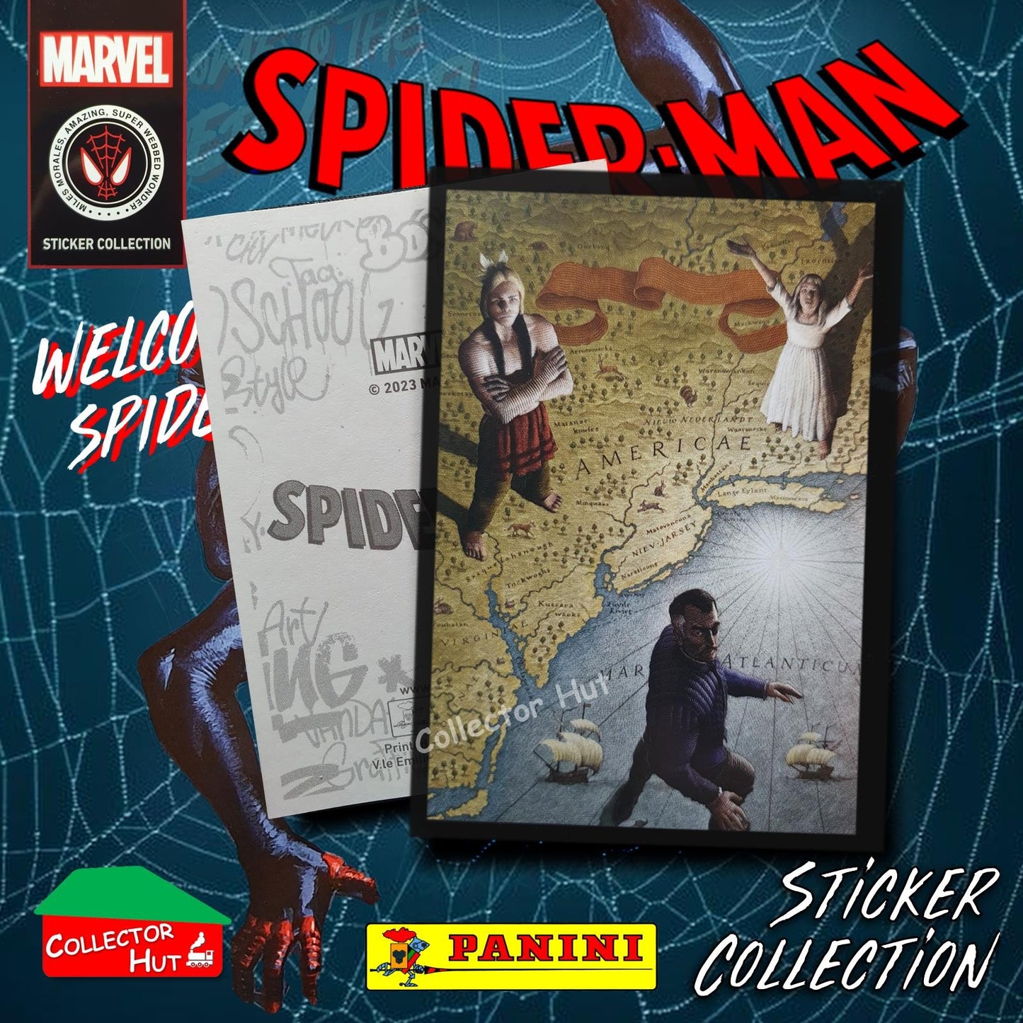 Panini Spider-Man Spider-Verse 2023 Collection Sticker Singles #1-163 & F1-30
