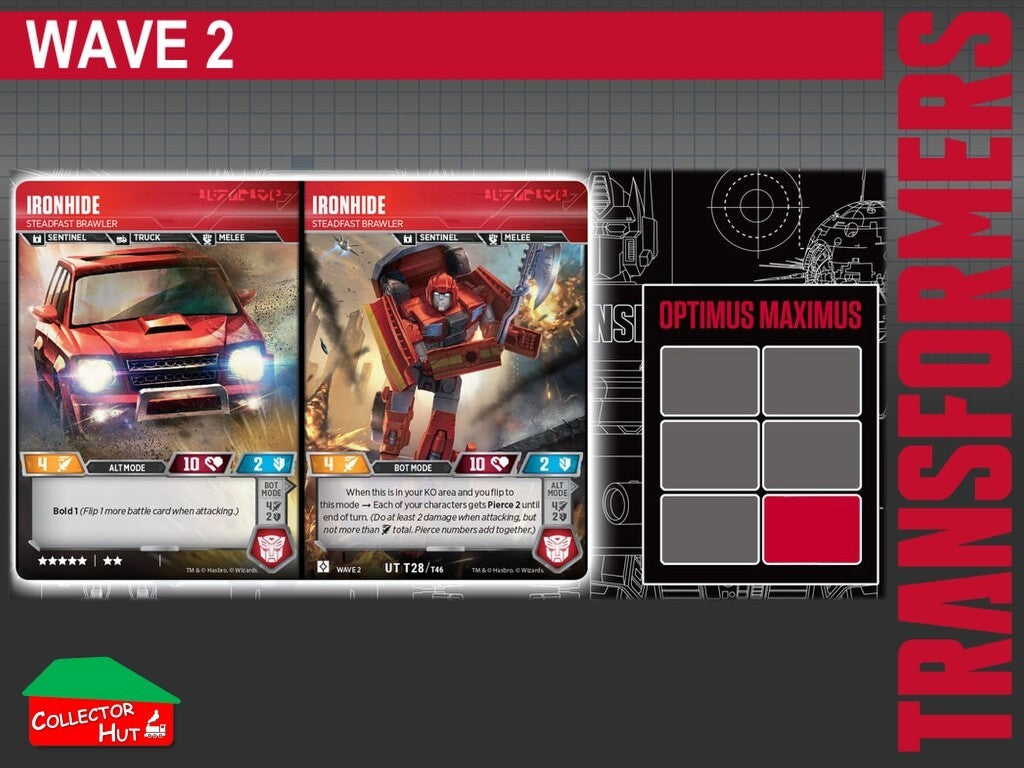 Transformers TCG CHARACTER Trading Cards All Waves