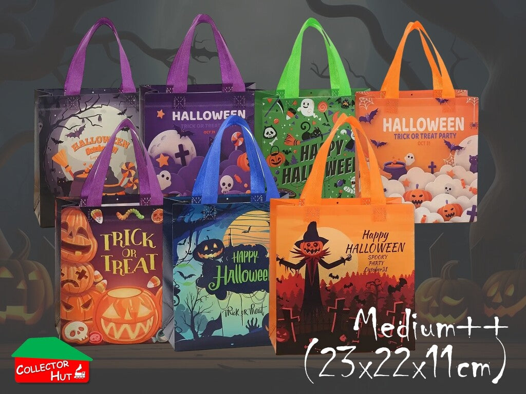 Halloween Novelty Tote Bags Trick or Treat Fabric Choose a Pattern