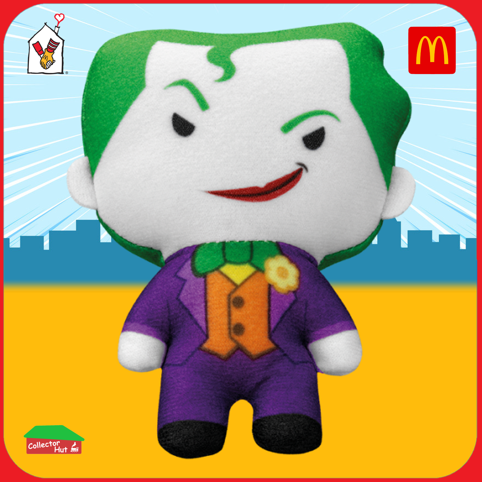 McDonald's Happy Meal DC Super Heroes, Super-Villains, Super Pets Plush Toys