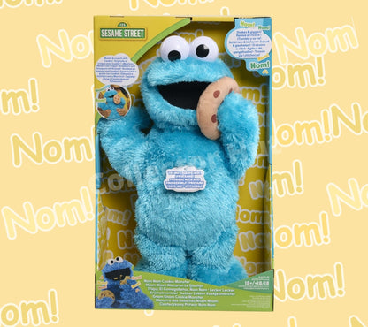 Sesame Street Nom Nom Cookie Monster 13.5" Interactive Plush Toy