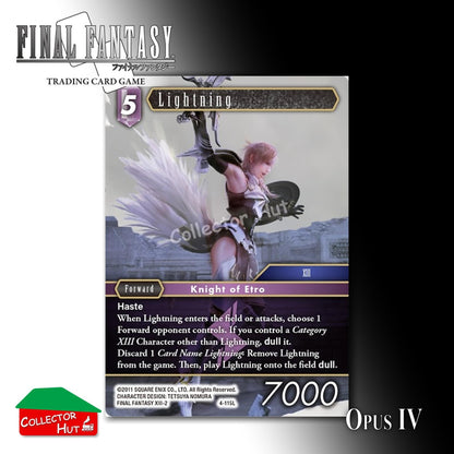 Final Fantasy Trading Card Game OPUS IV 4 FOIL CARDS You Choose