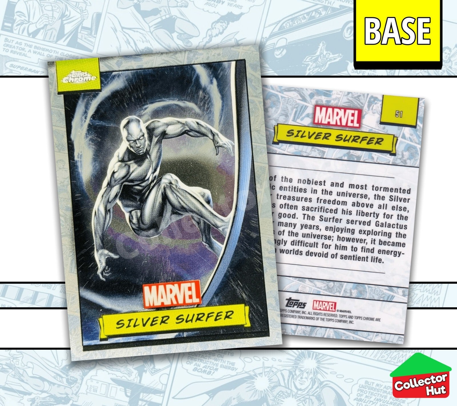Marvel Topps Chrome 2024 Base Card Collection 1-150 YOU CHOOSE