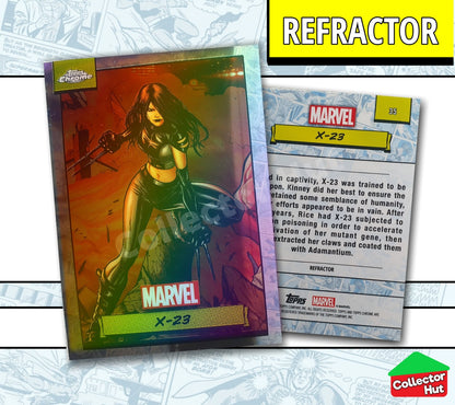 Marvel Topps Chrome 2024 REFRACTOR Card Collection YOU CHOOSE