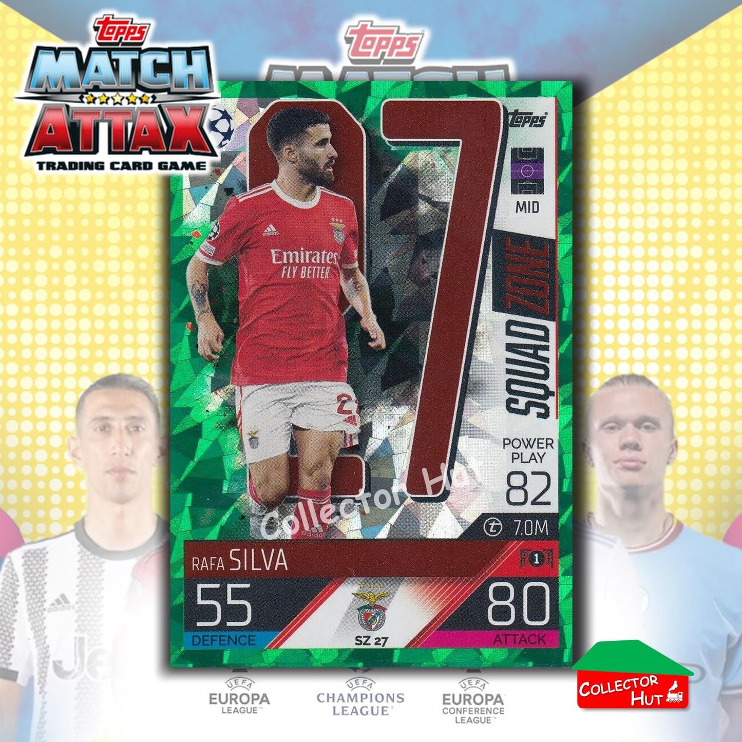 Topps Match Attax Extra 2022/23 Parallel CRYSTAL & EMERALD Cards YOU CHOOSE