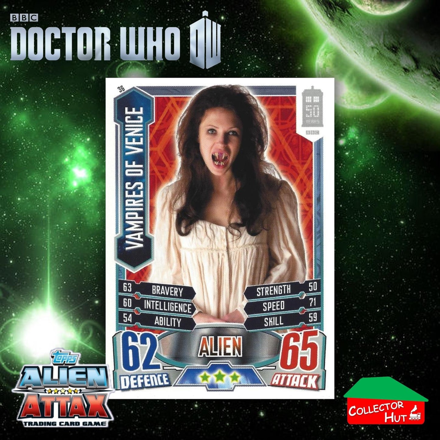 Topps Doctor Who Alien Attax 50th Anniversary Edition Companion Timeless Cards