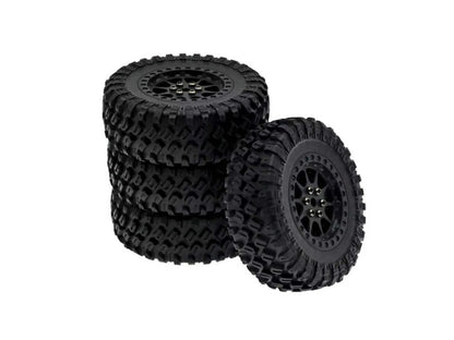 RC Model Wheels Tyres 5mm Hub 70mm x 24mm 32g 4pcs Set MN99