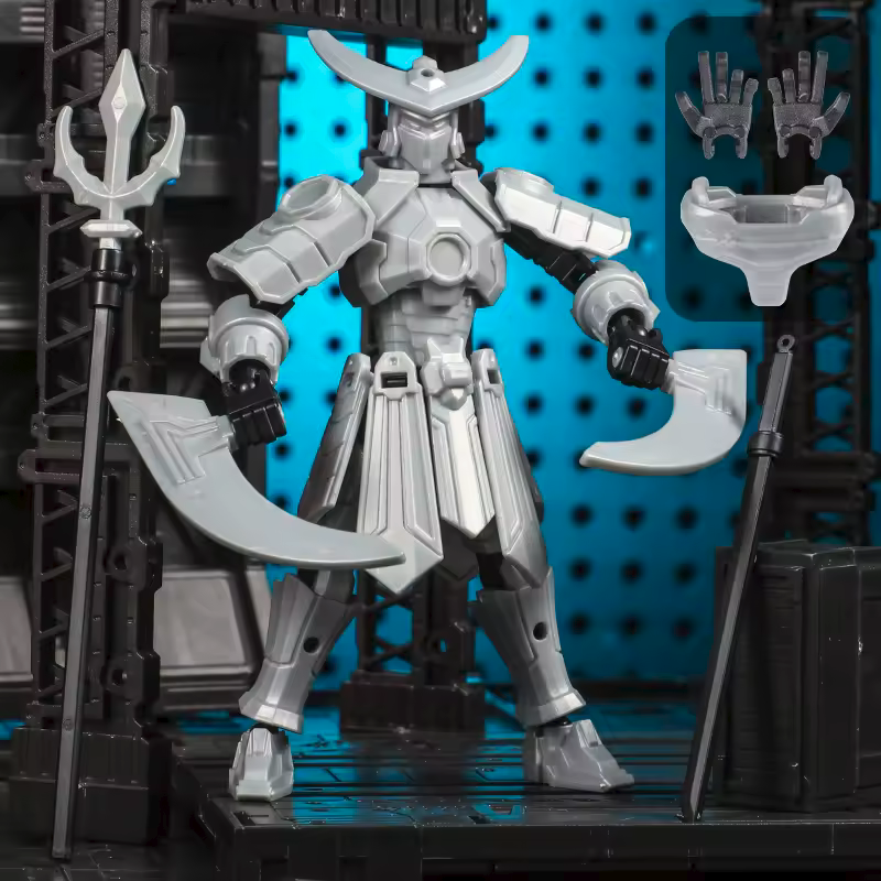 Shapeshift Robots Constructable Posable Action Figures for Art & Build Play