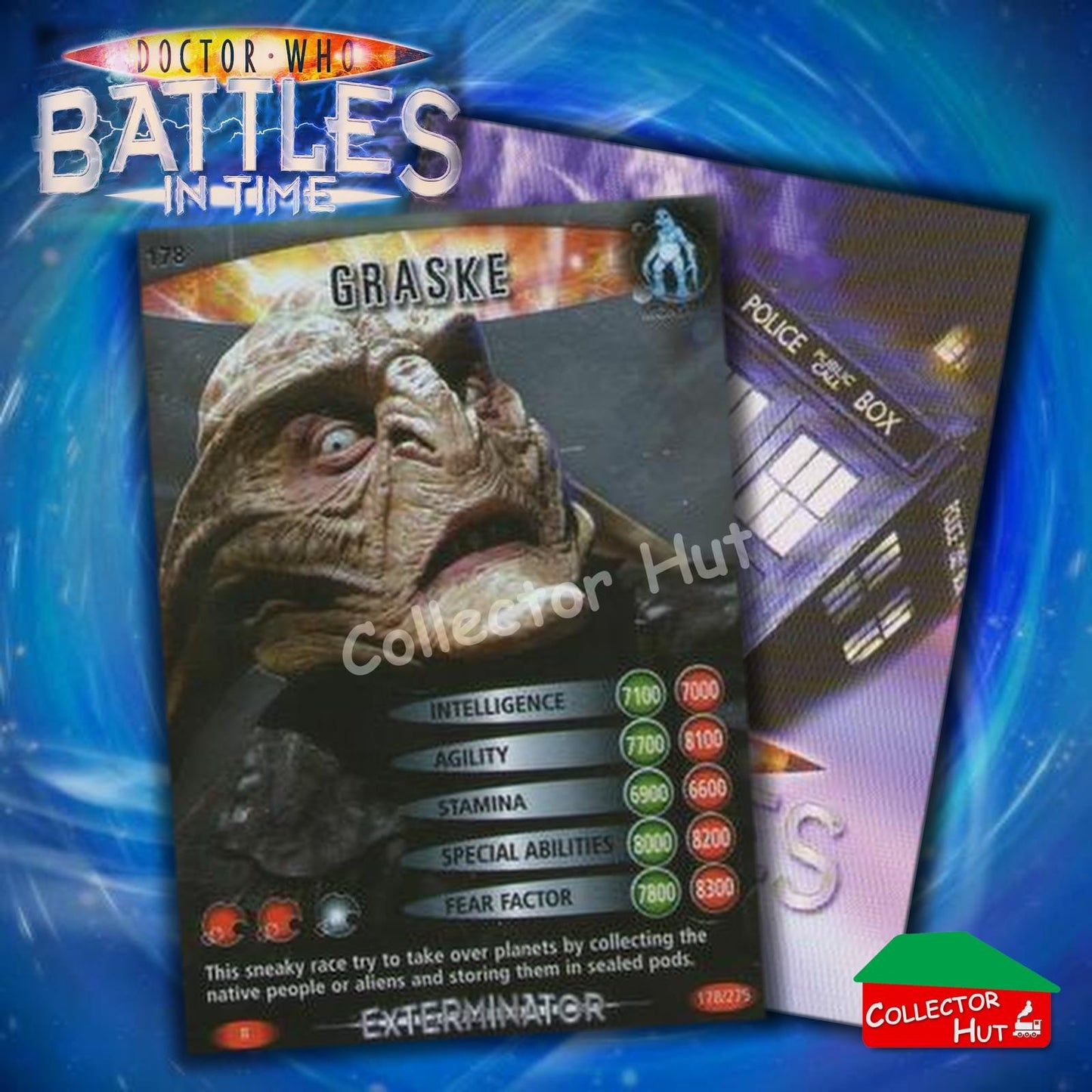 DOCTOR WHO Battles in Time #140-275 EXTERMINATOR RARE & COMMON Cards YOU CHOOSE