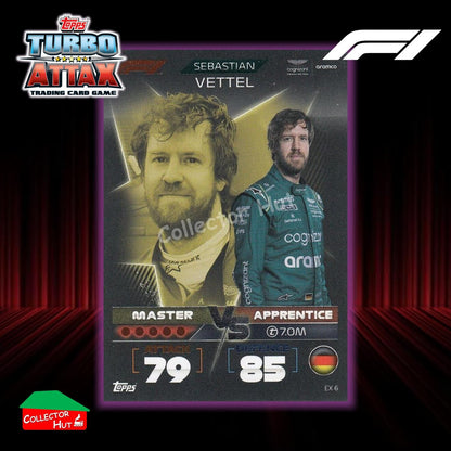 Topps Turbo Attax Formula 1 F1 2022 Limited Edition, 100 Club & Foil Cards