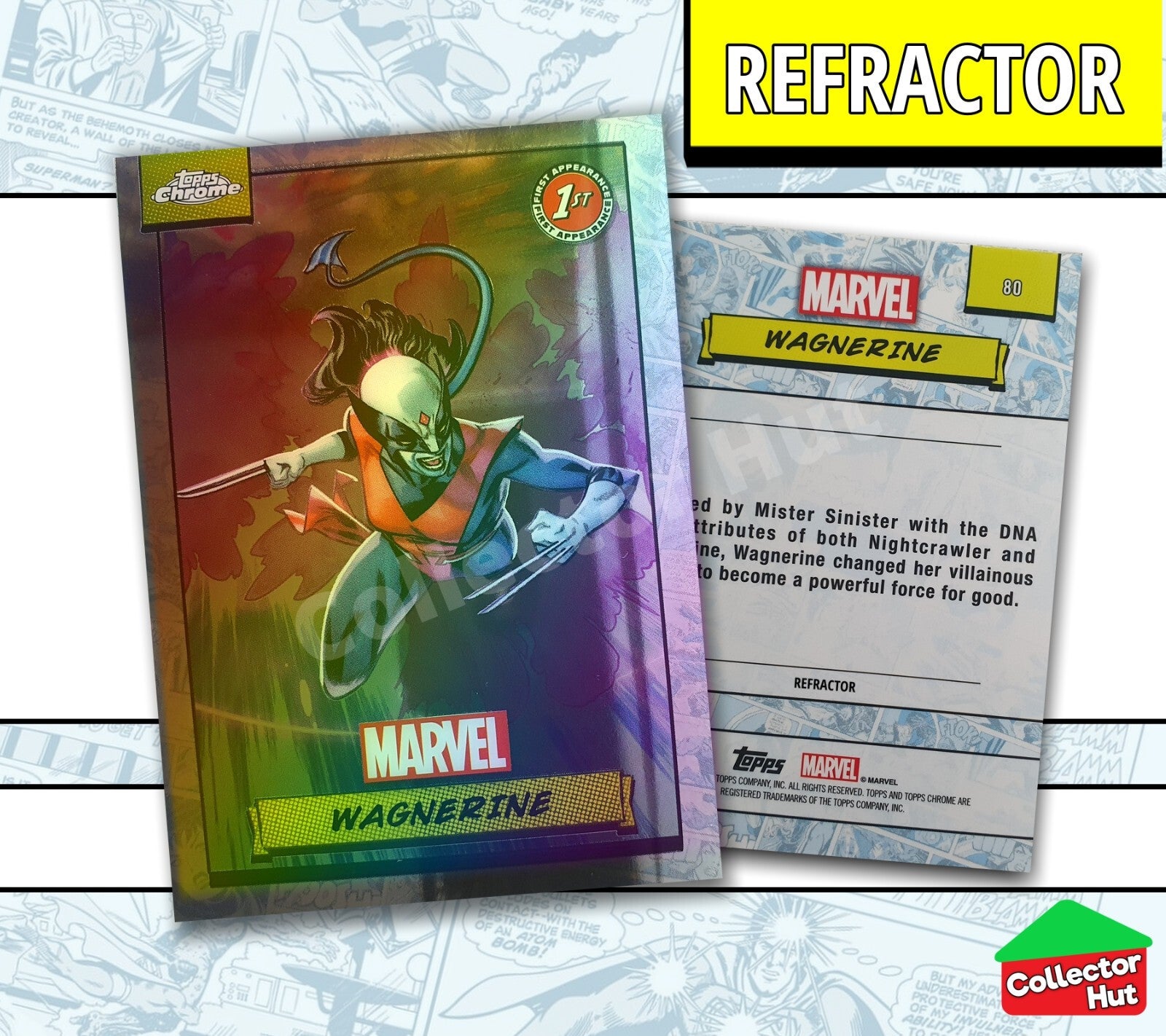 Marvel Topps Chrome 2024 REFRACTOR Card Collection YOU CHOOSE