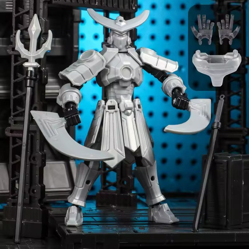 Shapeshift Robots Constructable Posable Action Figures for Art & Build Play