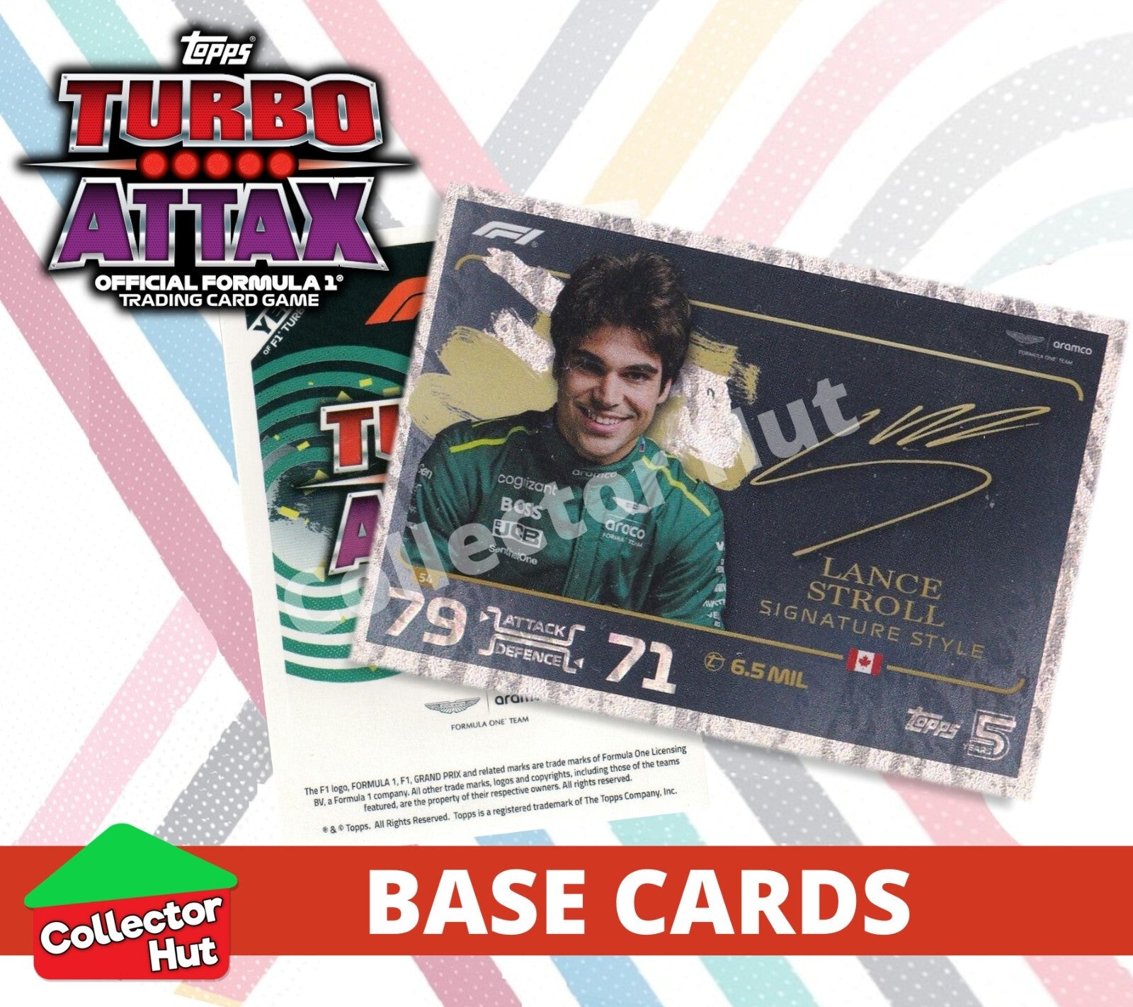 Topps Turbo Attax Formula 1 F1 2024 #1-166 Base Cards YOU CHOOSE