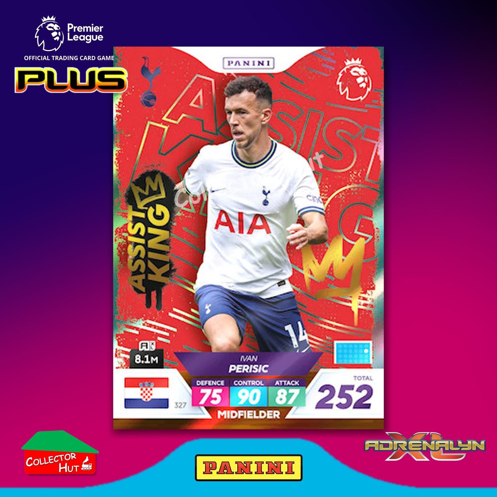 Panini Premier League Adrenalyn XL PLUS 2023 2022/23 Base Cards #190 - #369