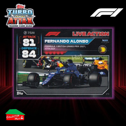 Topps Turbo Attax Formula 1 F1 2022 #136-279 Base Cards YOU CHOOSE