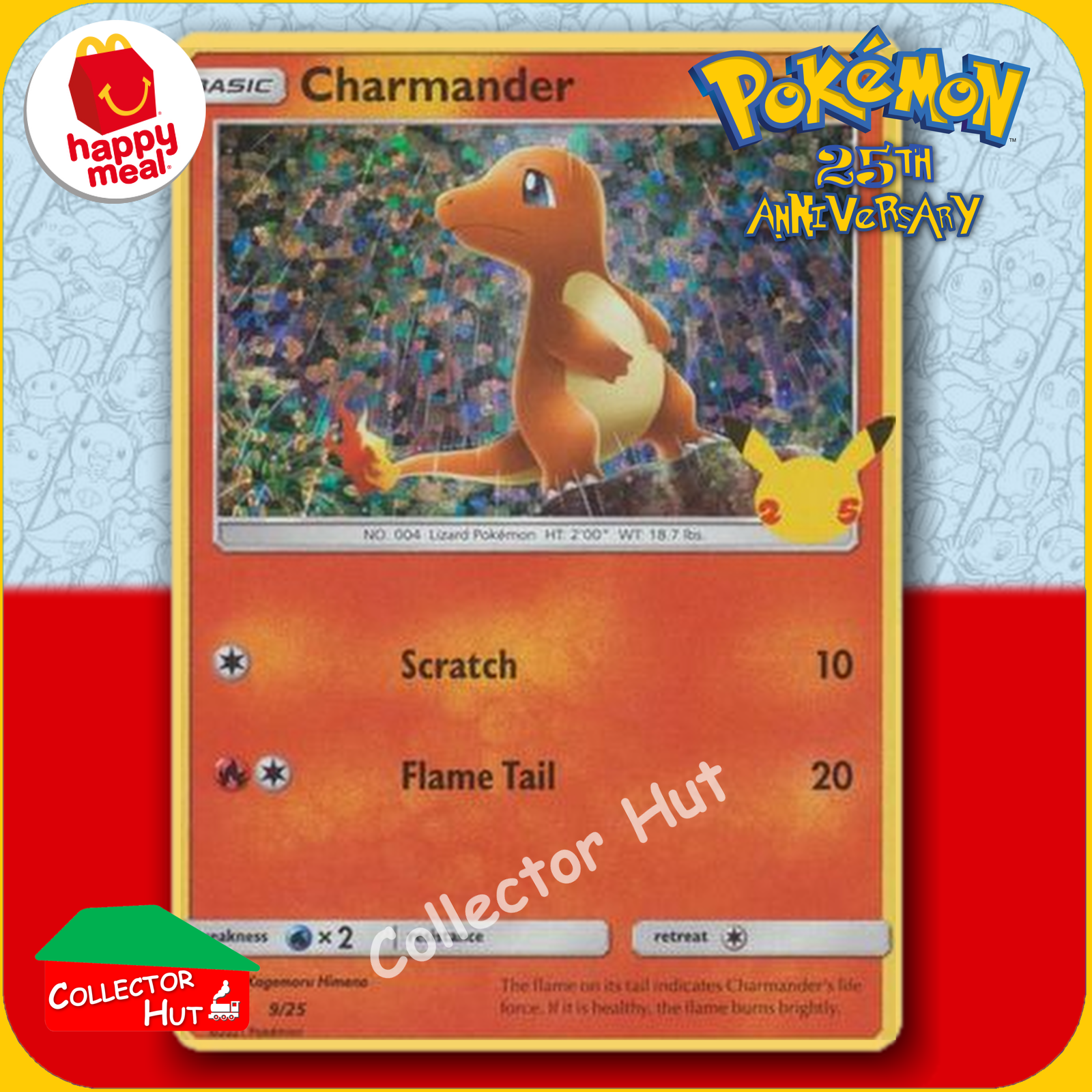 McDonald's Happy Meal 2021 Pokémon 25th Anniversary Trading Cards You Choose